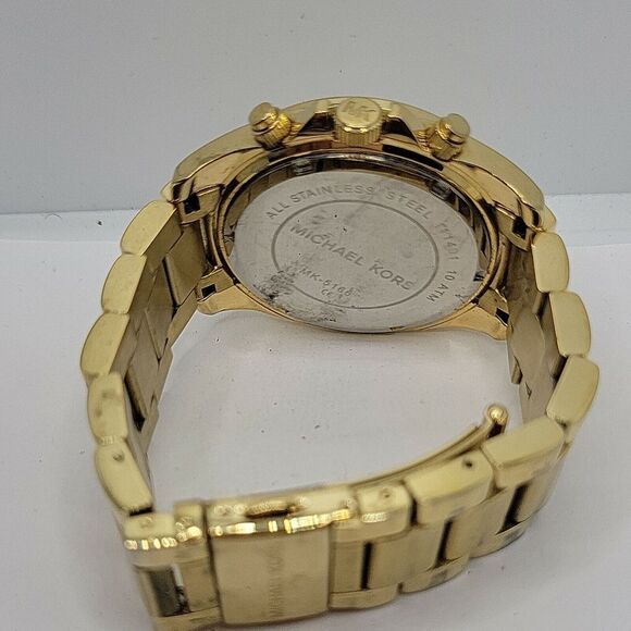 MICHAEL KORS Blair MK5166 Women's Gold Stainless Steel Analog Dial Watch AM233 - Picture 11 of 11